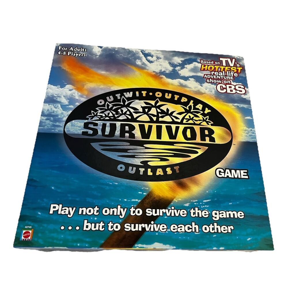 Survivor Board Game Outwit Outplay Outlast TV Show CBS Mattel